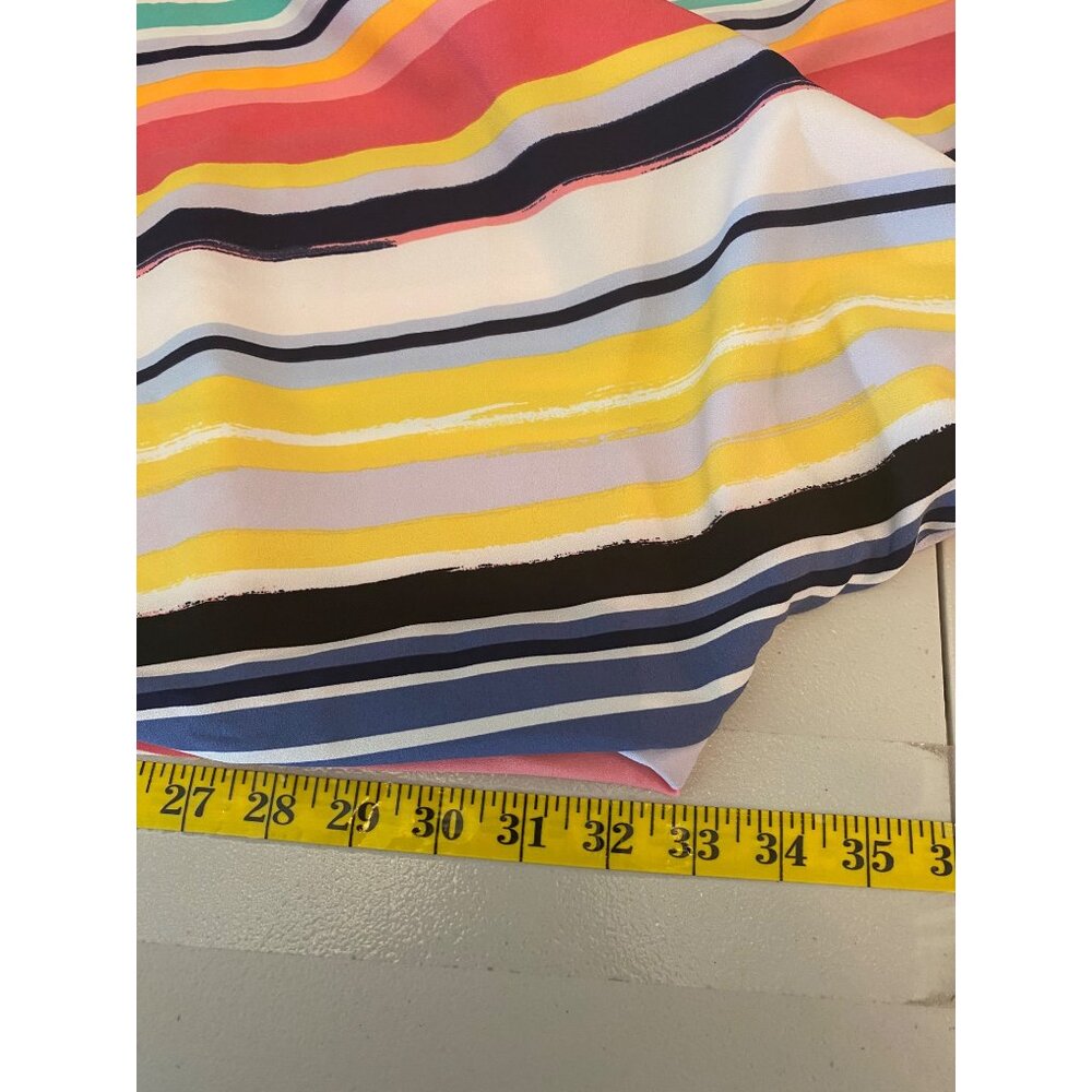 NEW NY & Co. Multicolored Striped Palazzo Pants Elastic Waist Small - Picture 10 of 11